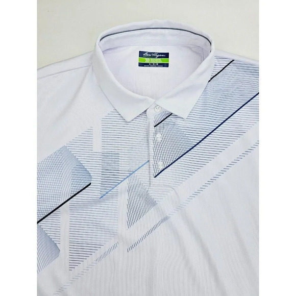 Ben Hogan Performance XL Men's White Short Sleeve Embroidered Sleeve Logo Polo - Picture 1 of 11
